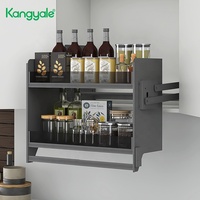 Kangyale Panier de levage électrique automatique pour la maison Ascenseur de rangement pour garde-manger Ascenseur pour armoire murale de cuisine