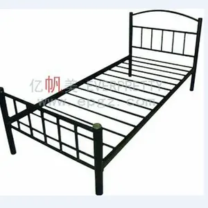 Furniture Bed Single Stainless Steel King Bed Frame High Quality Anti-rust Metal Single Bed discount Chinese furniture