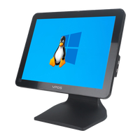 15 "écran tactile capacitif Terminal de point de vente Windows système à écran unique I3/I5 CPU 4:3 résolution 4GB DDR3L/DDR4 RAM caisse enregistreuse