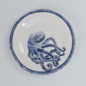 <span class=keywords><strong>Vajilla</strong></span> con Diseño de Playa, Apta para Lavavajillas, Duradera, Personalizada, Temática Náutica, de Grado Alimenticio, Plato de <span class=keywords><strong>Melamina</strong></span> con Diseño de Cangrejo Azul - Product Image 3