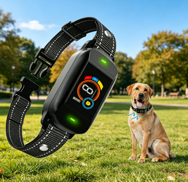 Rechargeable Waterproof High Power Anti Bark Device Dog Training Collar for Pet Behavior Control