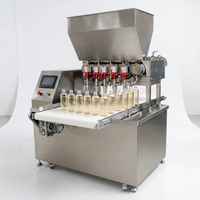 Machine de remplissage entièrement automatique à 5 têtes à cycle élevé pour les entreprises agroalimentaires en chaîne