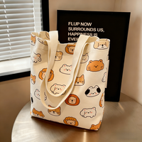 Sac fourre-tout en toile personnalisé, élégant imprimé de peonies chinoises, sacs de courses écologiques réutilisables