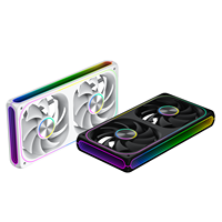 Ventilateur de châssis AntarcChill 240 mm à interconnexion, anneau CD lumineux, effet miroir infini, haute vitesse, PWM, contrôle intelligent de la température pour PC