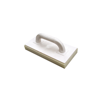 Offre Spéciale : Truelle de finition industrielle en plastique à bords arrondis 280*140/250*130mm avec manche en plastique