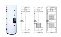 Réservoir d'eau en acier inoxydable de 300 L pour chauffe-eau solaire à plaque plane de type split au Guatemala