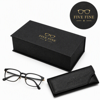 Boîte à lunettes de soleil faite à la main avec logo personnalisé en relief, étui à lunettes personnalisé, chiffon de nettoyage pour lunettes, sac à lunettes