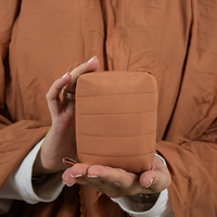 Ensemble de prière portable personnalisé avec pochette, mini-jupe légère en nylon respirant pour voyage, robe de prière, Jilbab musulman islamique pour l'Aïd et le Ramadan