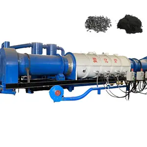 China best supplier plant palm shell olive waste charcoal making machine for BBQ