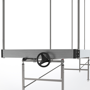 Sistema di panche mobili in metallo per serra <span class=keywords><strong>da</strong></span> <span class=keywords><strong>giardino</strong></span>, tavolo di coltivazione <span class=keywords><strong>con</strong></span> vassoi, design ecologico, facile <span class=keywords><strong>da</strong></span> montare, per uso agricolo - Product Image 5