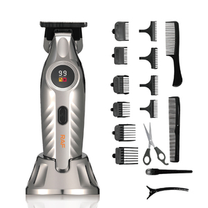 Máquina Cortadora de Pelo Inalámbrica RAF R.496, Recargable por USB Tipo C, con Pantalla LCD Digital, Cuchilla RAF R.496 - Product Image 4