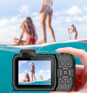 Kamera Digital Tahan Air untuk Musim Panas, Aktivitas Air dan Luar Ruangan, Layar Ganda, Kamera Snorkeling 33 Kaki - Product Image 2