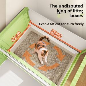 Katzenkondominium mit Integrierter Katzentoilette Geräumiger Innenkatzenschrank für <span class=keywords><strong>Maine</strong></span> Coons & Große Rassen - Product Image 3