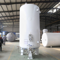 Réservoirs de stockage cryogénique de haute qualité de 5M3, 10M3, 20M3, 30M3, 50M3, 80M3, 100M3, 120M3, 150M3, 200M3, utilisés pour le N2/O2/Ar2/Co2 liquide