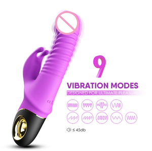 Vibratore di coniglio da donna per adulti giocattoli sessuali per donne clitoride G-Spot stimolatore strumento di masturbazione - Product Image 2
