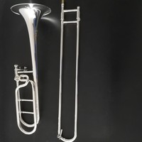 High Grade Bb/F Professional Tenor Trombone Brass Instruments with Good case