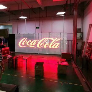 ผนังโฆษณากระจก HD บางเฉียบ โปร่งใส P3.91-7.82 8K HDR กันน้ำ IP67 จอแสดงผล LED รับประกัน 5 ปี ทนแสงแดด - Product Image 1