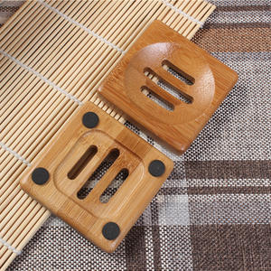 Soporte de jabón Natural hecho a mano, bandeja de jabón de <span class=keywords><strong>ducha</strong></span> de baño, Caja de Ahorro de bar, cocina, jabonera de <span class=keywords><strong>madera</strong></span> de Bambú - Product Image 5