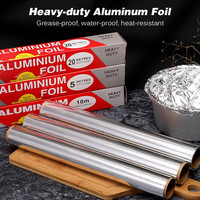 Rouleau de papier d'aluminium domestique de vente chaude 10m