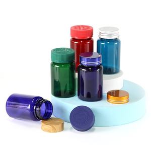 100ml PET Bouteilles En Plastique Vide Capsule Pilule Tablette Médecine Emballage Alimentaire Santé Vitamine Complément Alimentaire Avec Bouchons Couvercle - Product Image 5