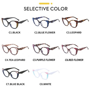 Lunettes anti-lumière bleue œil <span class=keywords><strong>de</strong></span> chat 2026, nouvelle collection, monture en <span class=keywords><strong>plastique</strong></span> pour <span class=keywords><strong>femme</strong></span>, lunettes <span class=keywords><strong>de</strong></span> lecture, monture œil <span class=keywords><strong>de</strong></span> chat - Product Image 4