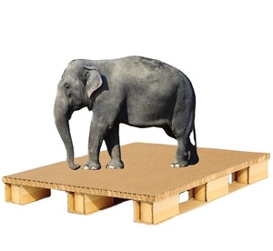 <span class=keywords><strong>Pallet</strong></span> in carta ondulata resistente in stile Euro a 4 vie con ingresso ad alta capacità di ricambio per <span class=keywords><strong>Pallet</strong></span> in plastica di legno - Product Image 1