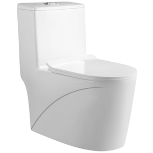Meilleures ventes de toilettes en céramique modernes à une seule pièce, à double chasse, à siphon, résistantes au gel, pour salle de bain et villa - Product Image 6