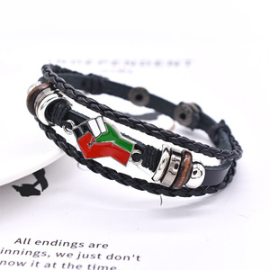 <span class=keywords><strong>Bracelet</strong></span> en <span class=keywords><strong>Cuir</strong></span> Véritable Unisexe « I Love Palestine » Free Palestinian Lives Matter pour Femme et <span class=keywords><strong>Homme</strong></span> - Product Image 5