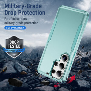 כיסוי טלפון <span class=keywords><strong>TPU</strong></span> PC 2 ב-1 לסמסונג גלקסי S26 אולטרה S25 אדג' S23 S24 FE S22+ S21 פלוס, כיסוי אחורי נגד זעזועים - Product Image 3