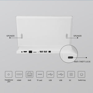 Terminal de point de vente (TPV) sur pied en forme de L avec écran tactile capacitif HD 8 pouces, <span class=keywords><strong>Android</strong></span> 8.1, processeur Quad Core, Wi-Fi et port série - Product Image 2