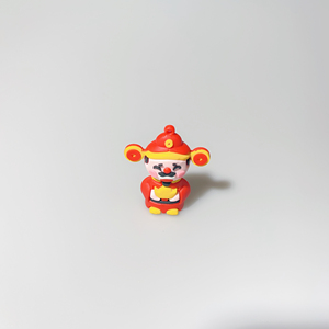 Personalisierter Schlüsselanhänger bringt Reichtum und Wohlstand, Gott des Reichtums, Autoschlüsselanhänger, Rucksack-Dekoartikel aus PVC oder Harz. - Product Image 1