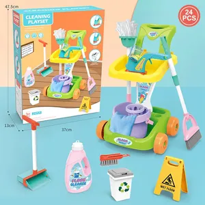 ITTL Offres Spéciales haute qualité lisse en plastique <span class=keywords><strong>jouet</strong></span> <span class=keywords><strong>de</strong></span> nettoyage balayage <span class=keywords><strong>chariot</strong></span> <span class=keywords><strong>de</strong></span> nettoyage <span class=keywords><strong>chariot</strong></span> <span class=keywords><strong>jouet</strong></span> ménage jouets pour enfants - Product Image 4