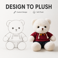 Fabricant OEM/ODM de jouets en peluche ours à capuche blancs personnalisés, directement de l'usine, pour marques de distributeurs et commandes en gros, porte-clés en peluche