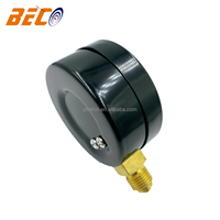 -1Bar/-760mmHg Dual Scale Negative Pressure Vacuum Pressure Gauges for Medical Equipment 2.5inch Face Black Steel Case