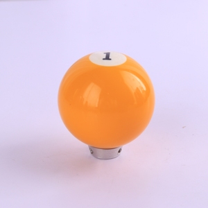 Pommeau de levier de vitesse rond en résine couleur personnalisée pour accessoires intérieurs de voiture de course manuelle - Product Image 6