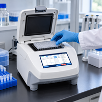 Système PCR à écran tactile Drawell TC1000-S+ 5 ℃   Amplificateur PCR à gradient de 96 puits, chauffage et refroidissement ultra-rapides, pour la recherche moléculaire