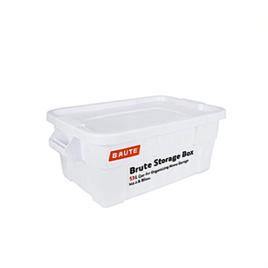 Contenitore di Stoccaggio Brute da 53 L in Plastica Trasparente con Coperchio per Organizzare Casa e Garage - Product Image 2
