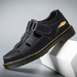Sandalias de Cuero para Hombre 2025, Duraderas, Antideslizantes, Casuales, para Senderismo y Actividades al Aire Libre, Resistentes al Sol, Dropshipping - Product Image 3