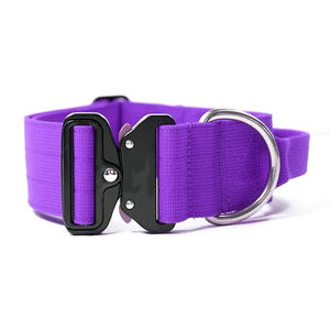 Collar de nailon con hebilla de Metal para perro, accesorio de 2 pulgadas, grande, 5cm, 4cm, personalizado, cómodo, de combate táctico, para mascota - Product Image 5