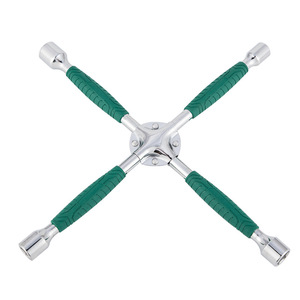 Cross Socket Wrench Metric Chrome Vanadium Steel Tire Repair Tool - Product Image 1