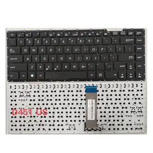 ASUS D451K450シリーズラップトップキーボード内蔵キーボード用工場新オリジナルラップトップUSレイアウトオリジナルラップトップキーボード