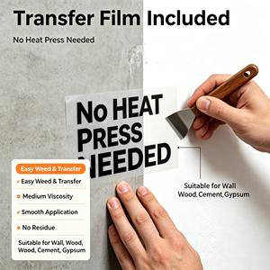 Film de transfert vinyle transparent à adhésif équilibré pour guide d'alignement, ruban de transfert ligne rouge, pour <span class=keywords><strong>Cricut</strong></span> <span class=keywords><strong>Joy</strong></span>, gobelets et applications extérieures, vente en gros - Product Image 6