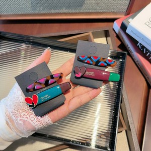 Pinzas para el pelo de pico de pato estilo AB en forma de corazón para mujeres, perfectas para asegurar el lado y el flequillo - Product Image 6