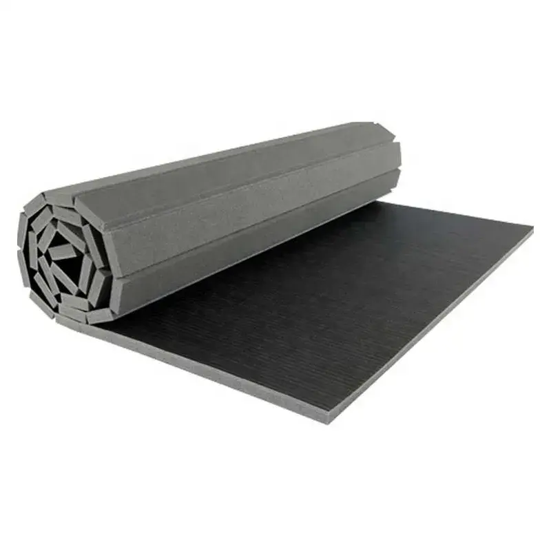 Kinggy Roll-Up Tuimelmat Worstelen Mat Vinyle Oppervlak Gebonden Schuim Roll-Out Flexibele Roll Matten Voor Vechtsporten