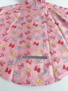Manteau imperméable pour enfants, <span class=keywords><strong>poncho</strong></span> de maternelle, à séchage rapide, motif arc-en-ciel, avec sac, tendance, nouveauté - Product Image 5