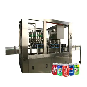 can for carbonated soft drink beverage canning making filling machine