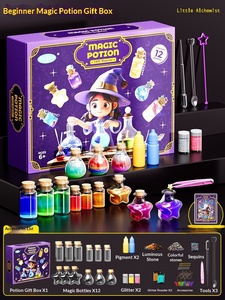 Kit de jouets DIY pour enfants : Bouteille de potion à assembler, thème fantastique et science-fiction, pour l'apprentissage et Noël - Product Image 6