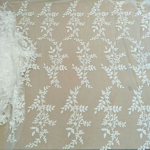 Hot bán ngà trắng hoa <span class=keywords><strong>Motif</strong></span> thêu Bridal ren vải chất lượng cao ren Phụ Kiện - Product Image 6