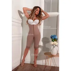 Faja Larga Colombiana Eo Tummy Shaper BBL Ngắn Faja Cao Eo Quần Lót Dạ Dày Tummy Kiểm Soát Shapewear Phụ Nữ Bụng Bụng Bụng