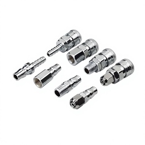Pneumatic Casting Fitting Self-Locking Tube Accessory Air <strong>Compressor</strong> Pump Zinc Plated Connector <strong>Tool</strong> - Product Image 4